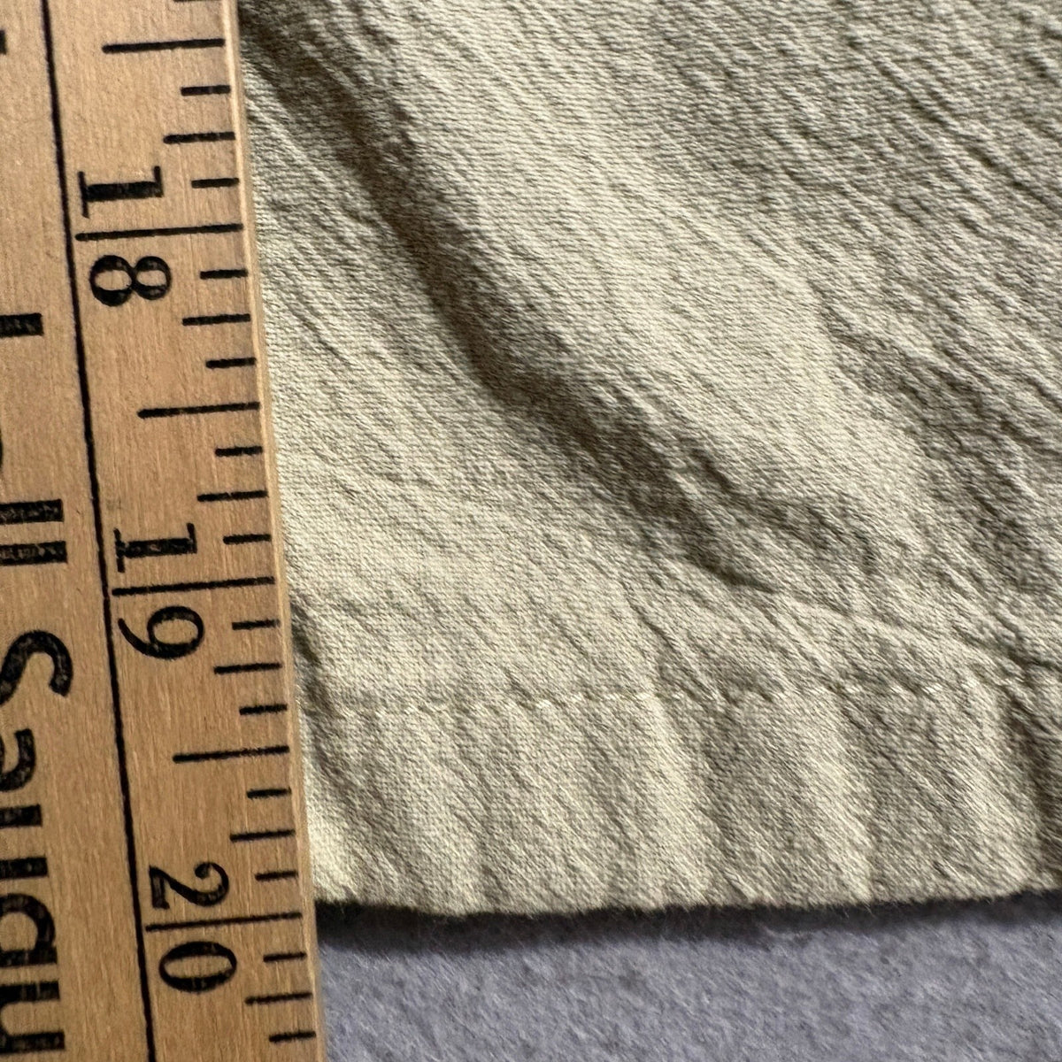 Unbranded Linen Cotton Wide Leg Pants Womens Small Green Drawstring Elastic