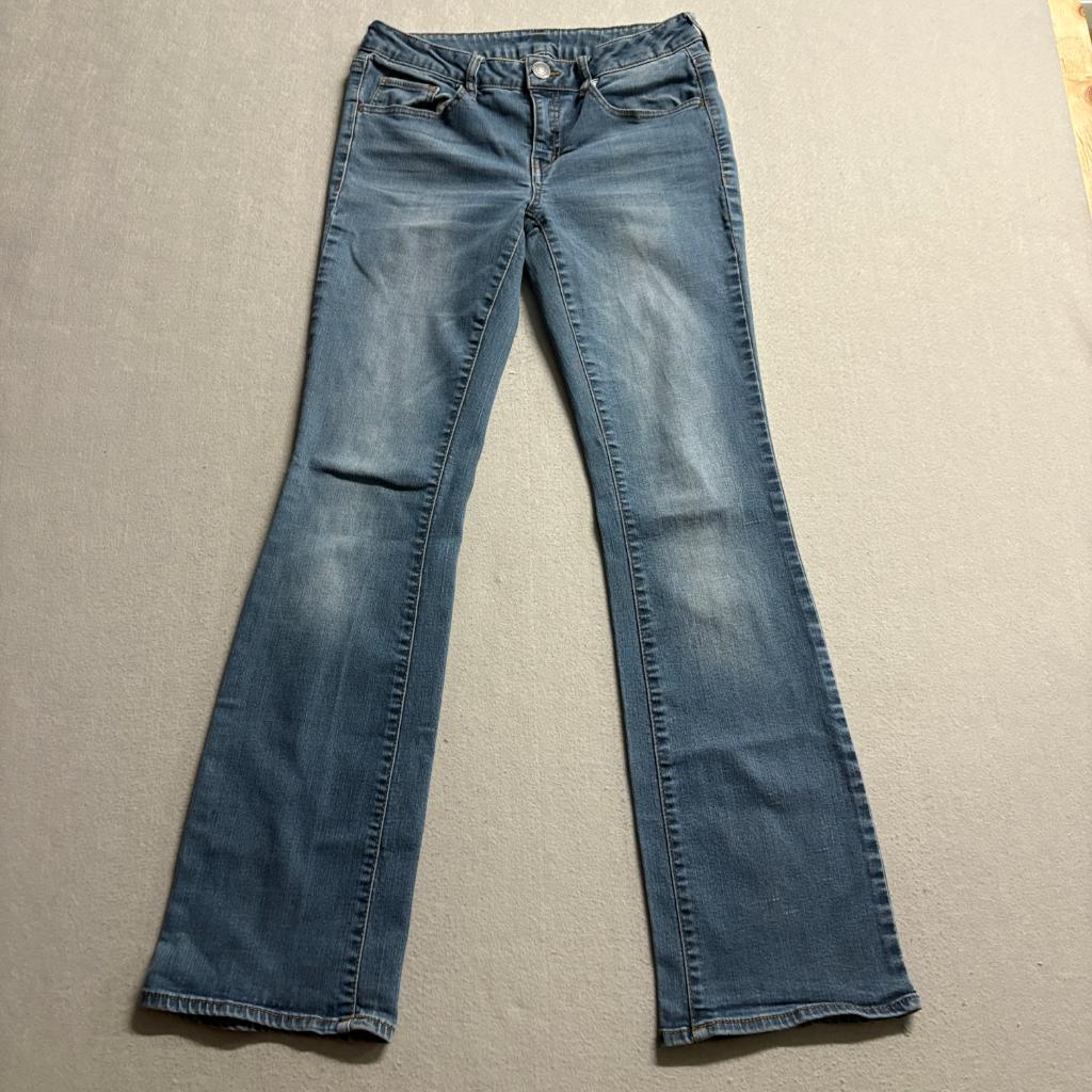 American Heritage Jeans Womens 6 Blue Denim Bootcut Stretch Mid Rise RN 73277