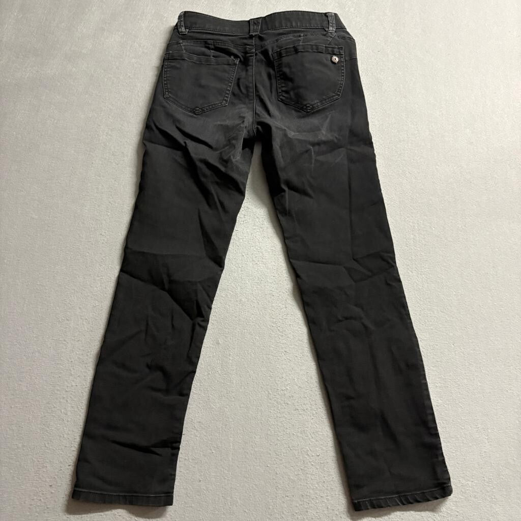 Democracy Ab solution Black Jeans Womens Size 2P Petite Slim Straight Stretch