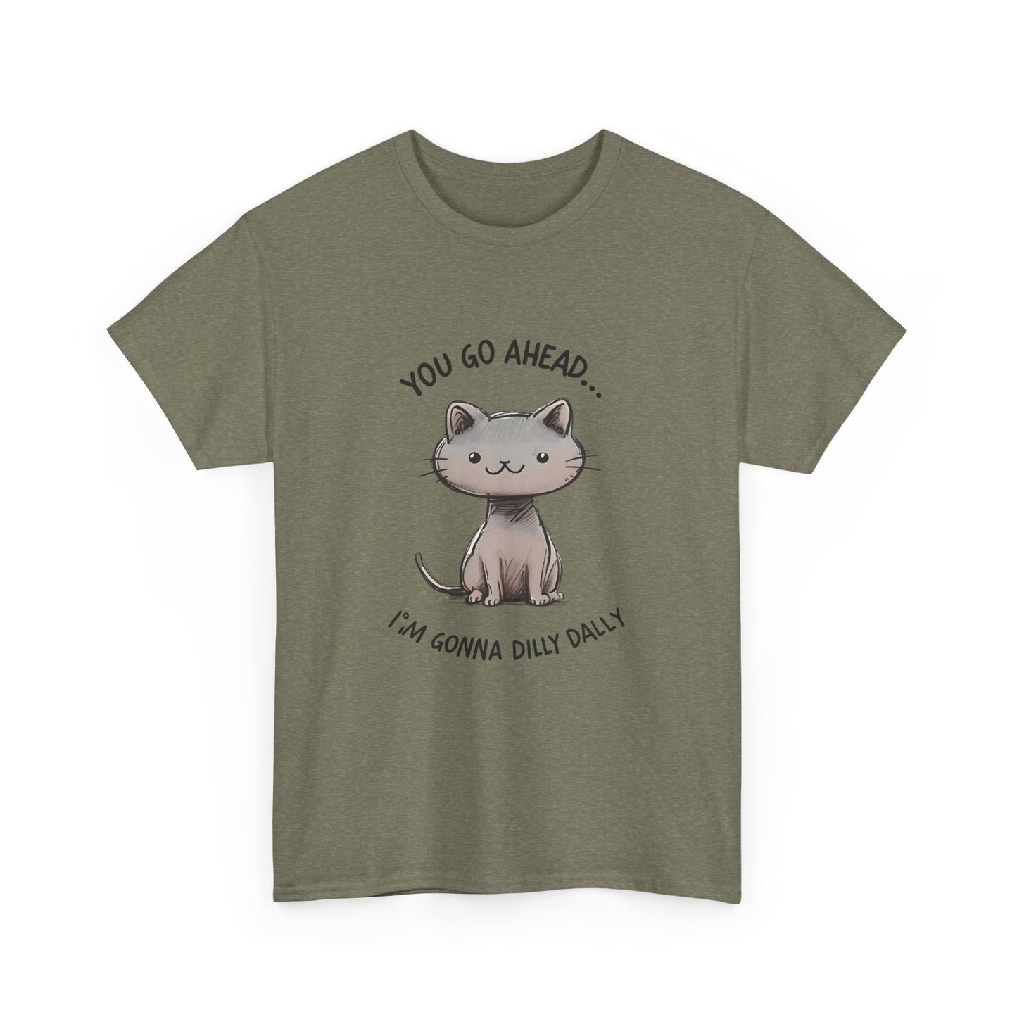 T-Shirt Fun Cat Dilly Dally