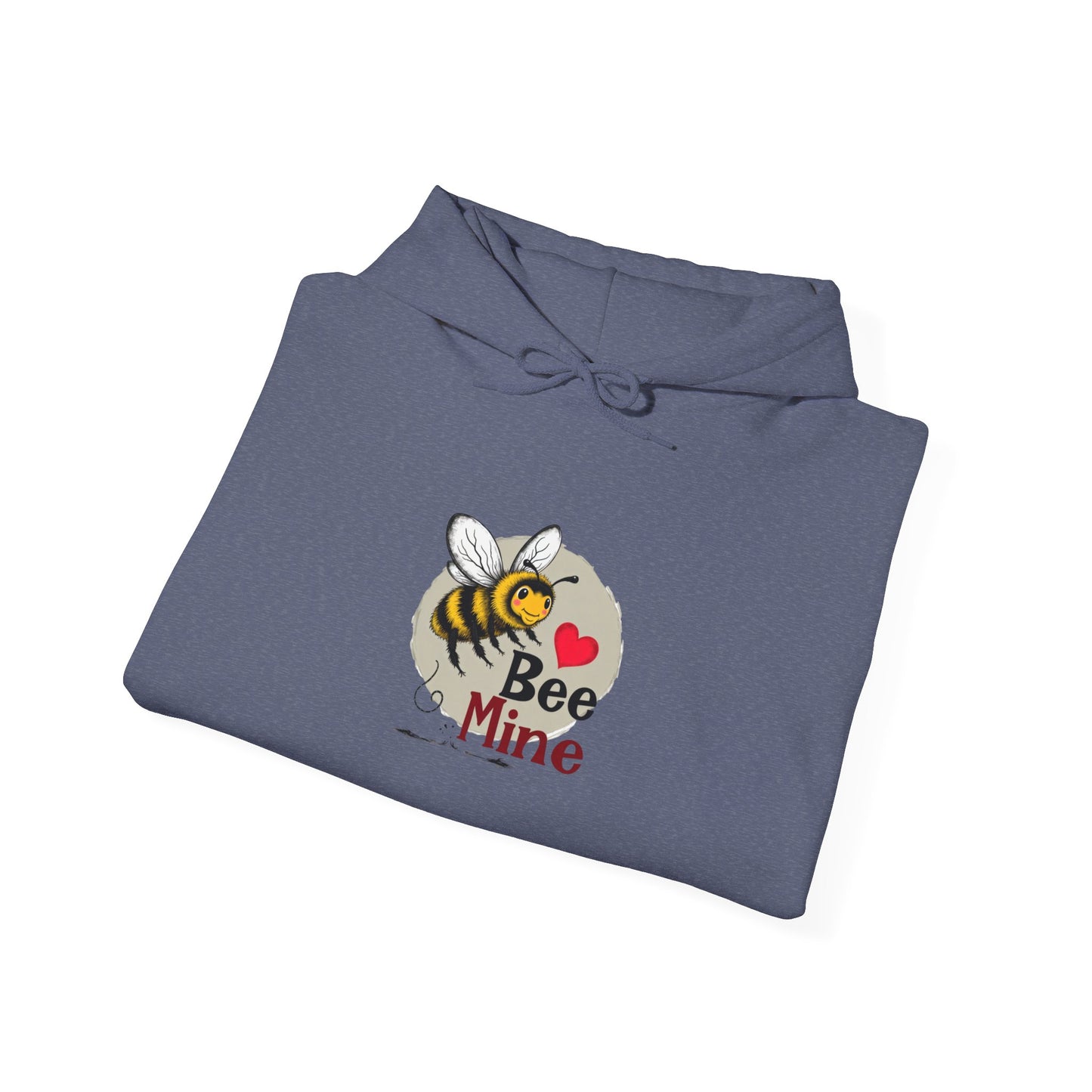 Bee Mine Valentine Day Unisex Heavy Blend™ Hooded Sweatshirt