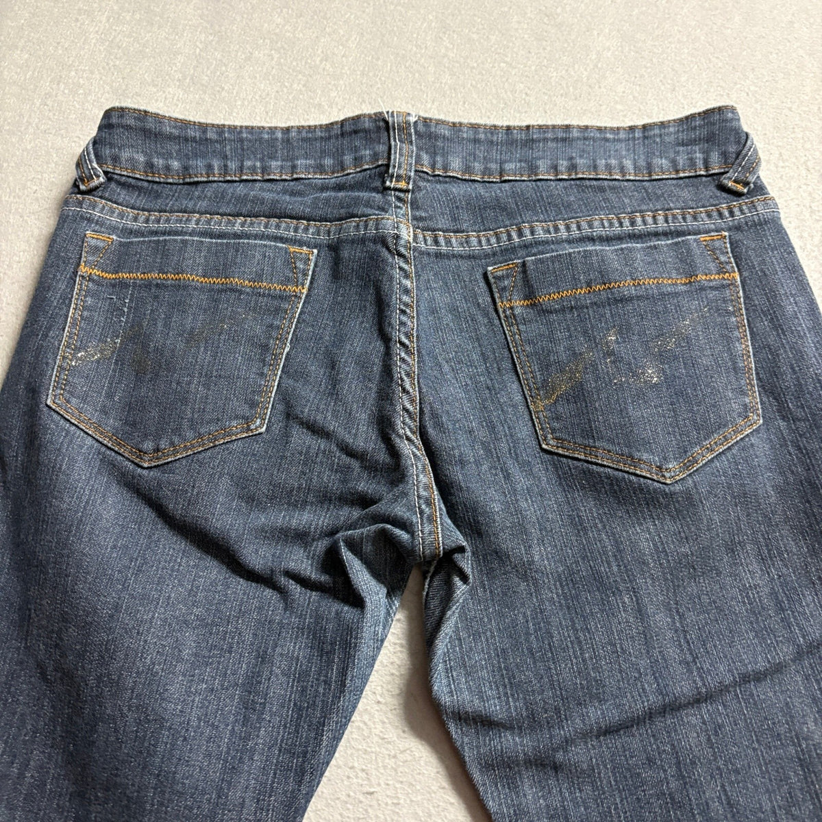 Dolce & B Jeans Womens Size 13/14 Blue Denim Low Rise Skinny Stretch Ramie Blend