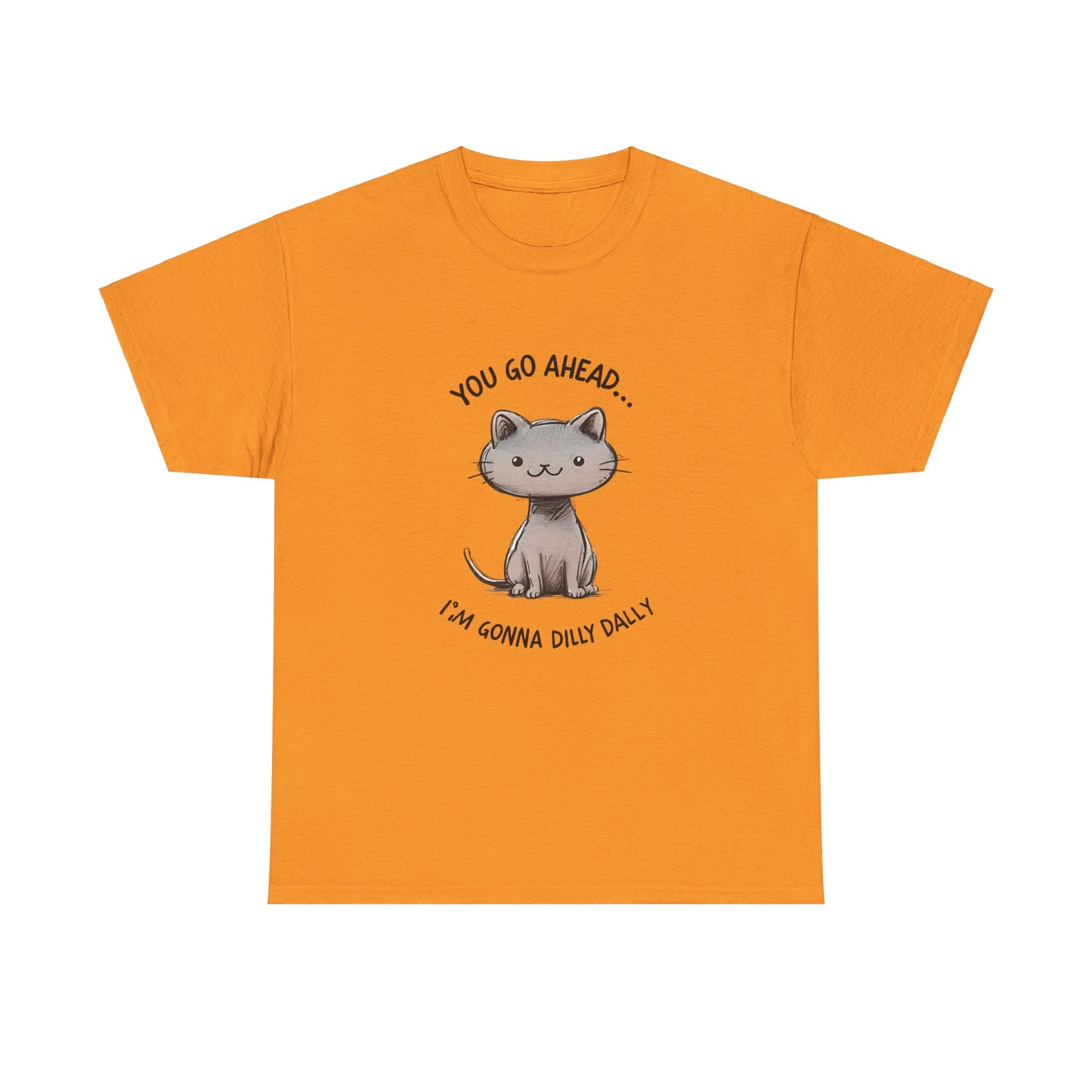 T-Shirt Fun Cat Dilly Dally