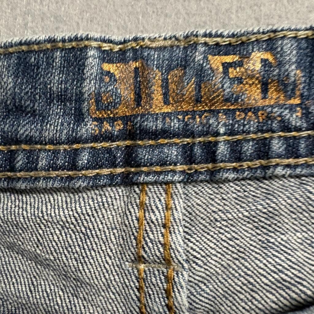 Bitten Sarah Jessica Parker Jeans Womens 12R Blue Denim Straight Leg Stretch