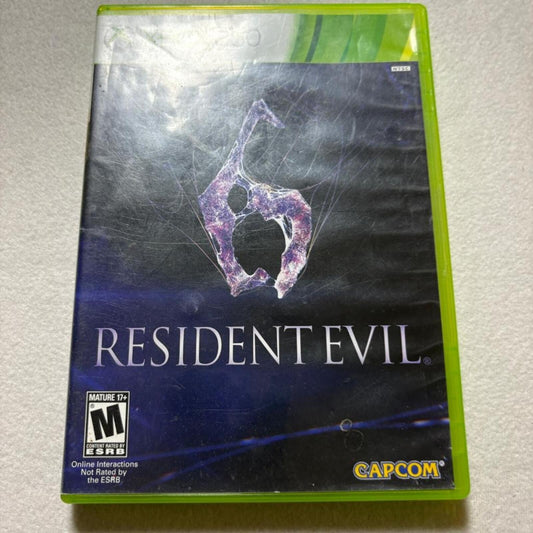 Resident Evil 6 Xbox 360 Capcom 2012 2-Disc Set Tested