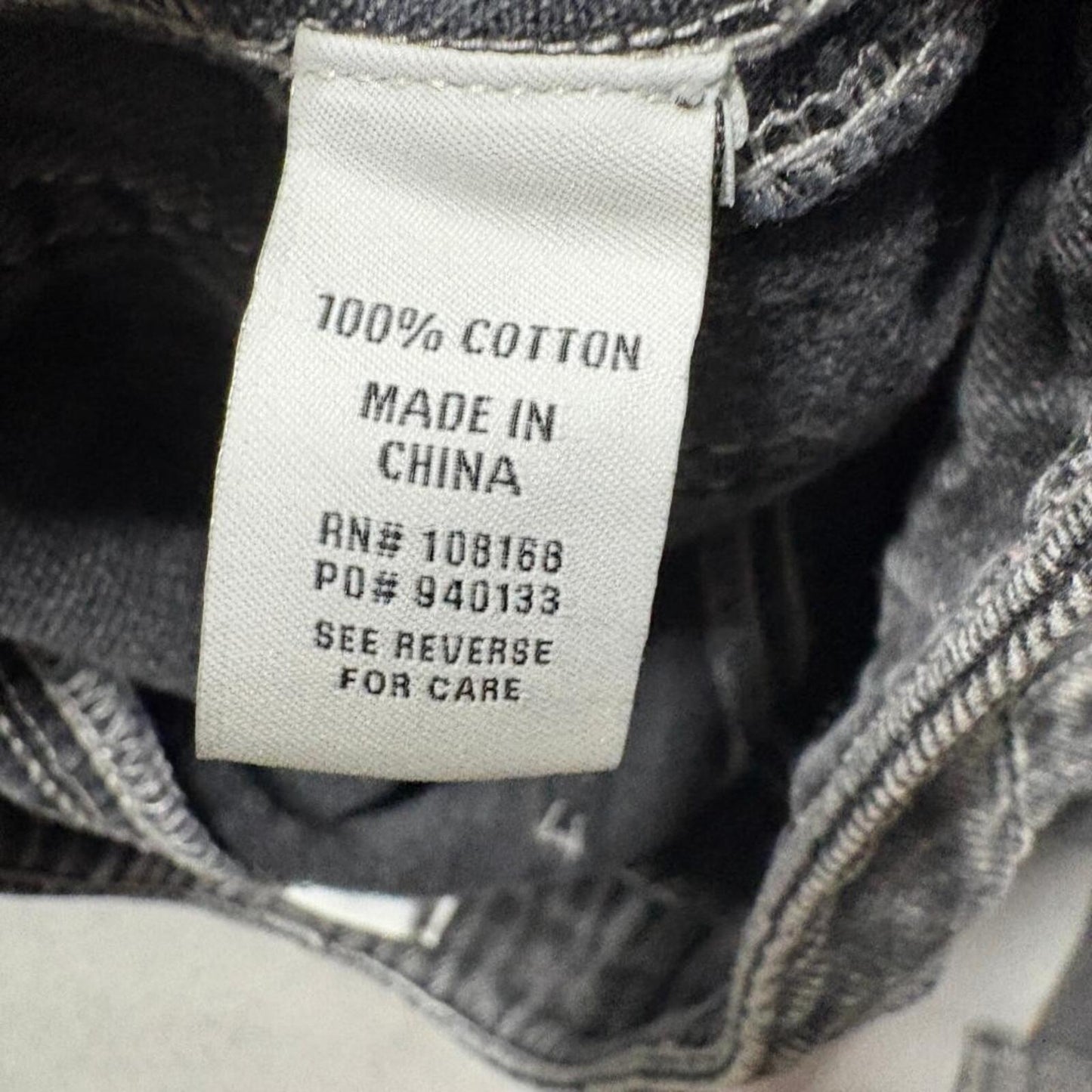 RSQ Cargo Jeans Womens 23 Black Acid Wash High Rise Carpenter Denim Utility