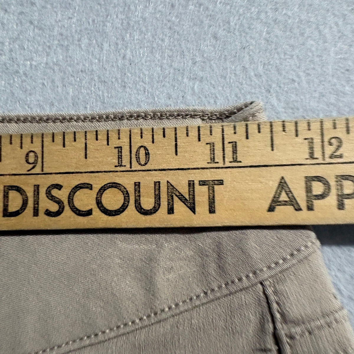 Dickies Girl Skinny Pants Womens 0/24 Khaki Beige Stretch Rayon Blend Casual