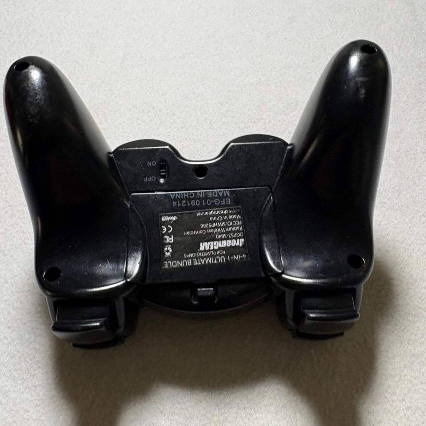 dreamGEAR Radium Wireless Controller for PS3 Black DGPS3-3840