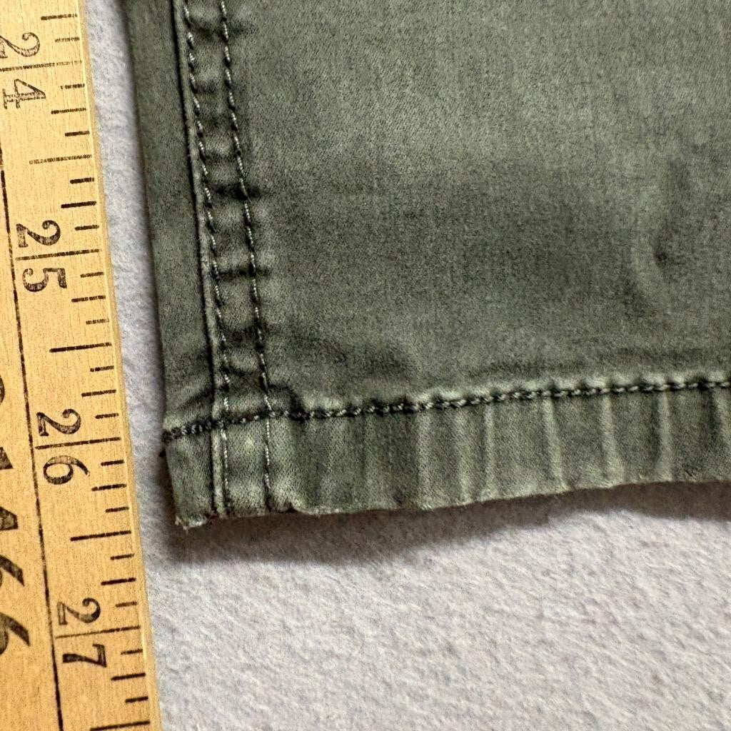 Mossimo Denim Womens Mid Rise Jegging Size 2 26 Green Utility Cargo Pants