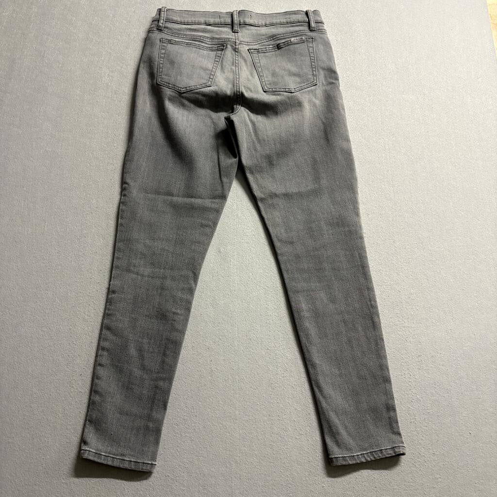 Joe's Jeans Womens 29 Gray Skinny Denim Stretch Pants Mid Rise Ankle