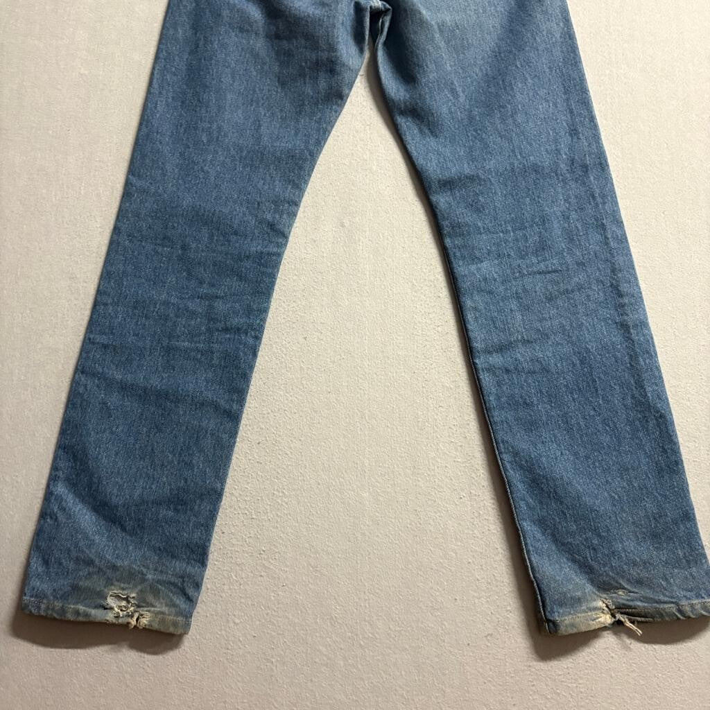 Wrangler Custom Painted Jeans Mens 29x32 Takashi Murakami Style Flower Dollar