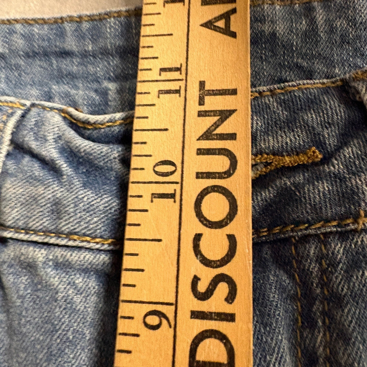 Unbranded Women Blue High Rise Wide Leg Cargo Jeans Size 2 Raw Hem Utility Denim