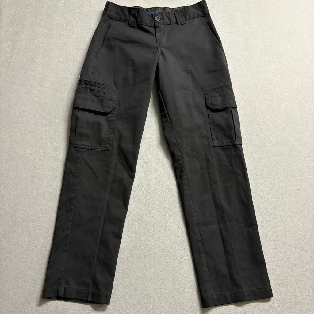 Dickies Flex Womens Cargo Pants 28x30 Black Straight Leg Workwear Utility