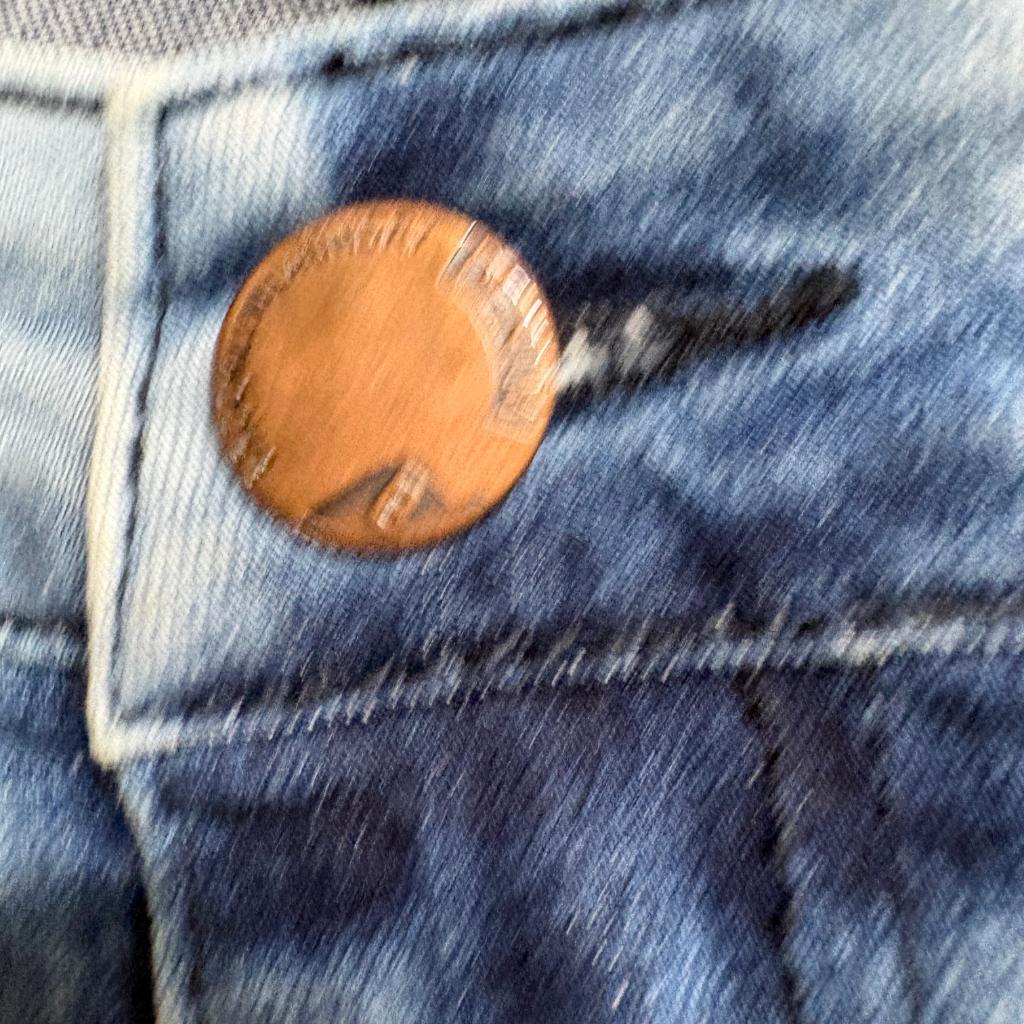 Brooklyn Laundry Jeans Mens 36x32 Light Wash Acid Bleach Distressed Stretch