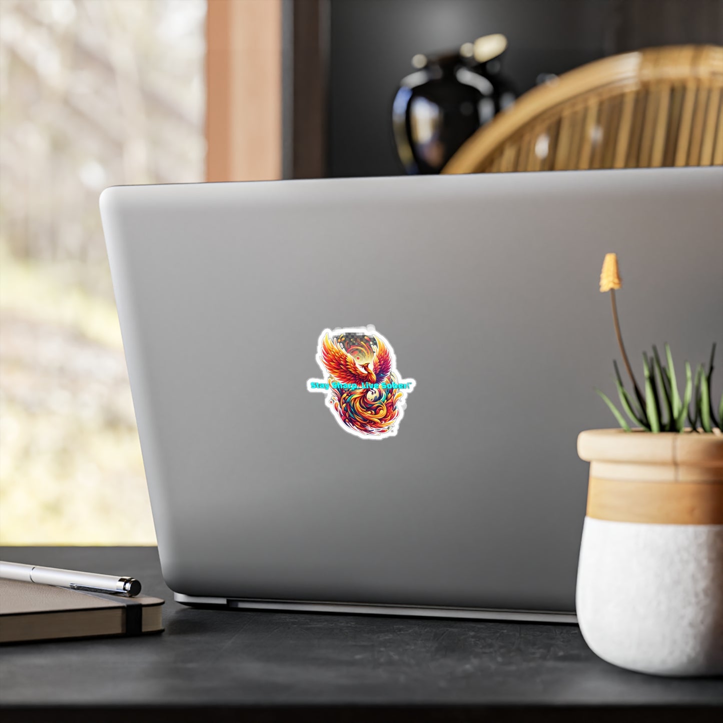 Stay Sharp Live Sober – Sobriety Sticker