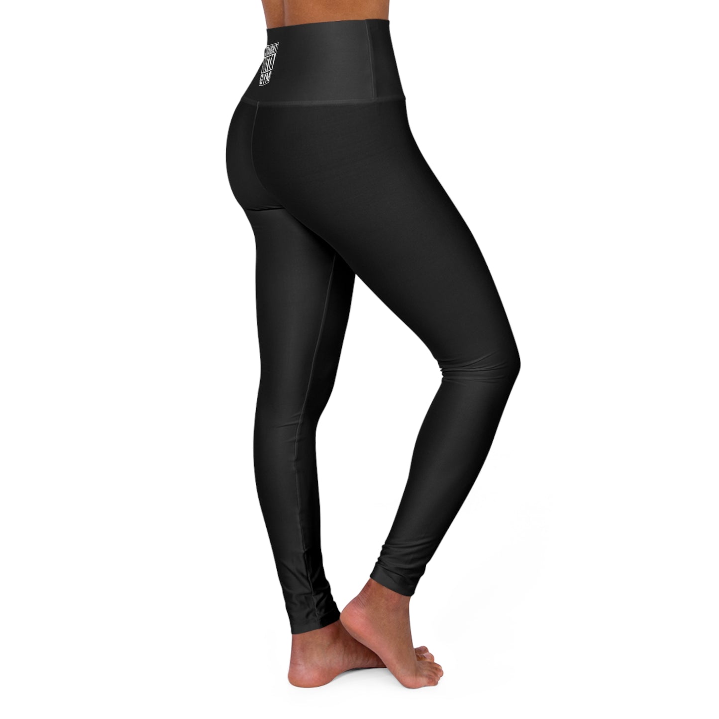 Straight Outta Gym High Waisted Yoga Leggings (AOP)