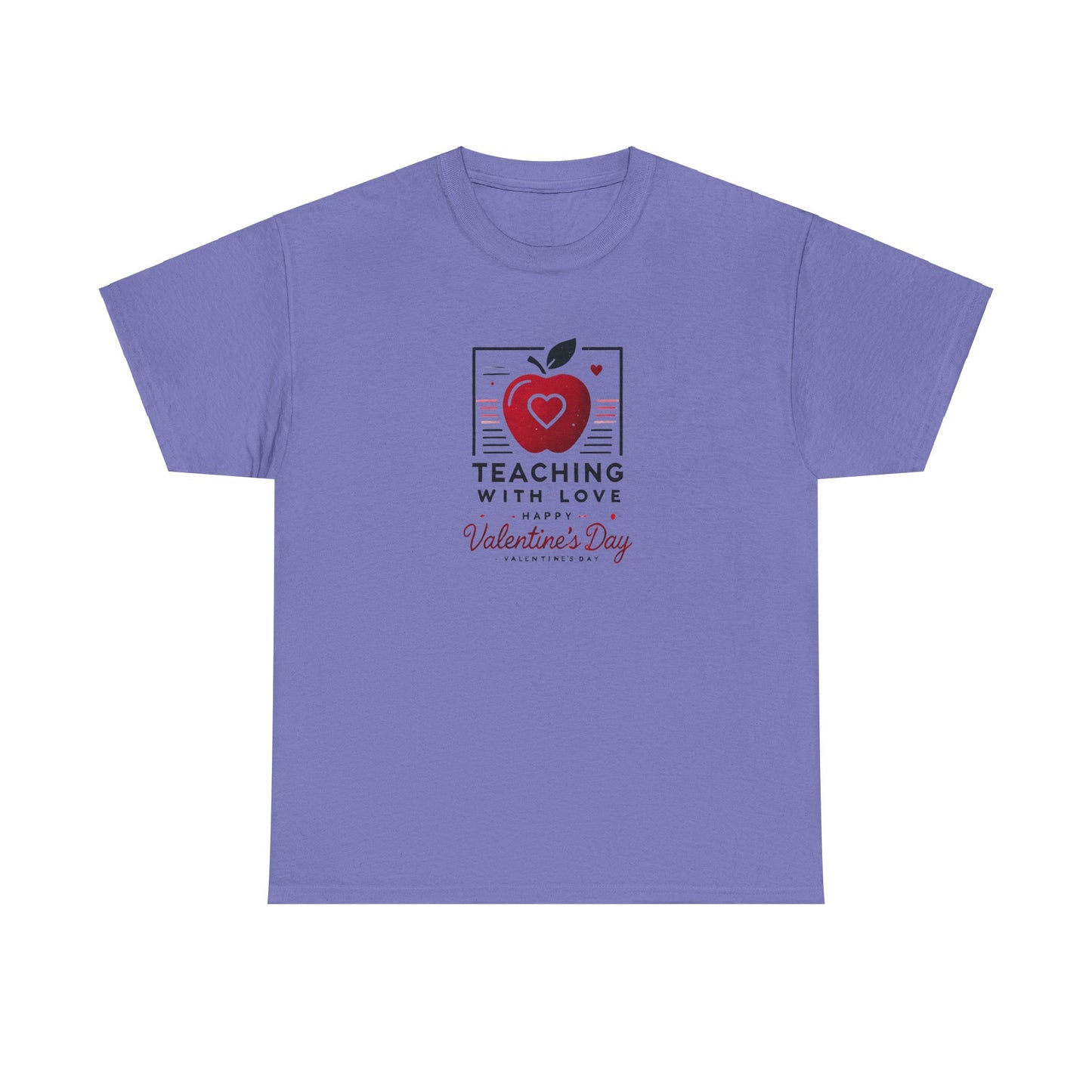 T-Shirt Teacher with Love Valentines Day Gift For Her