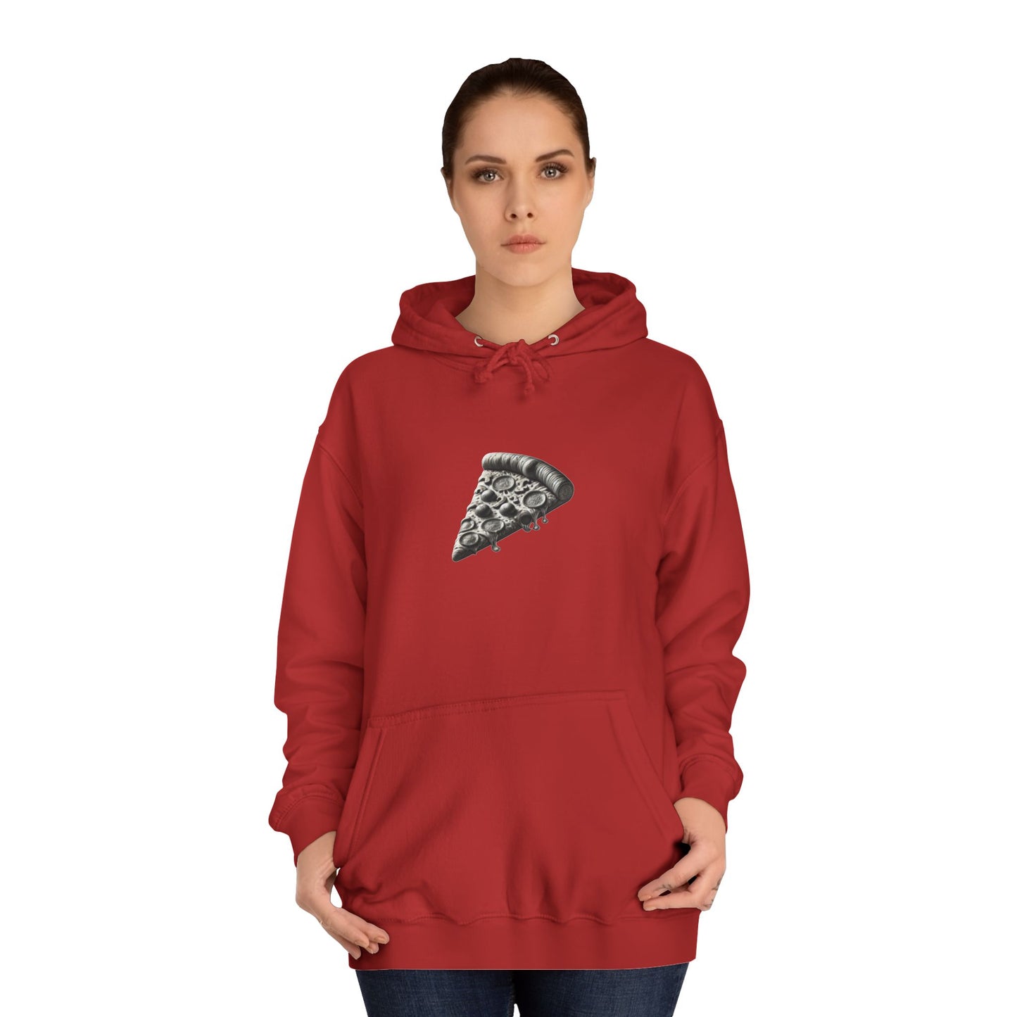 Pizza Slice Unisex College Hoodie