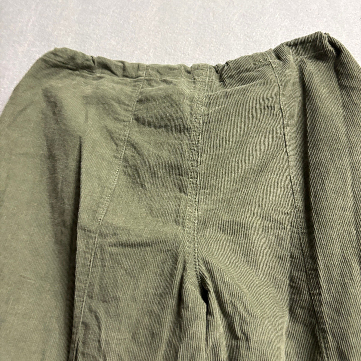 Girlish Olive Green Corduroy Mid Rise Utility Jogger Pants Womens Size XS