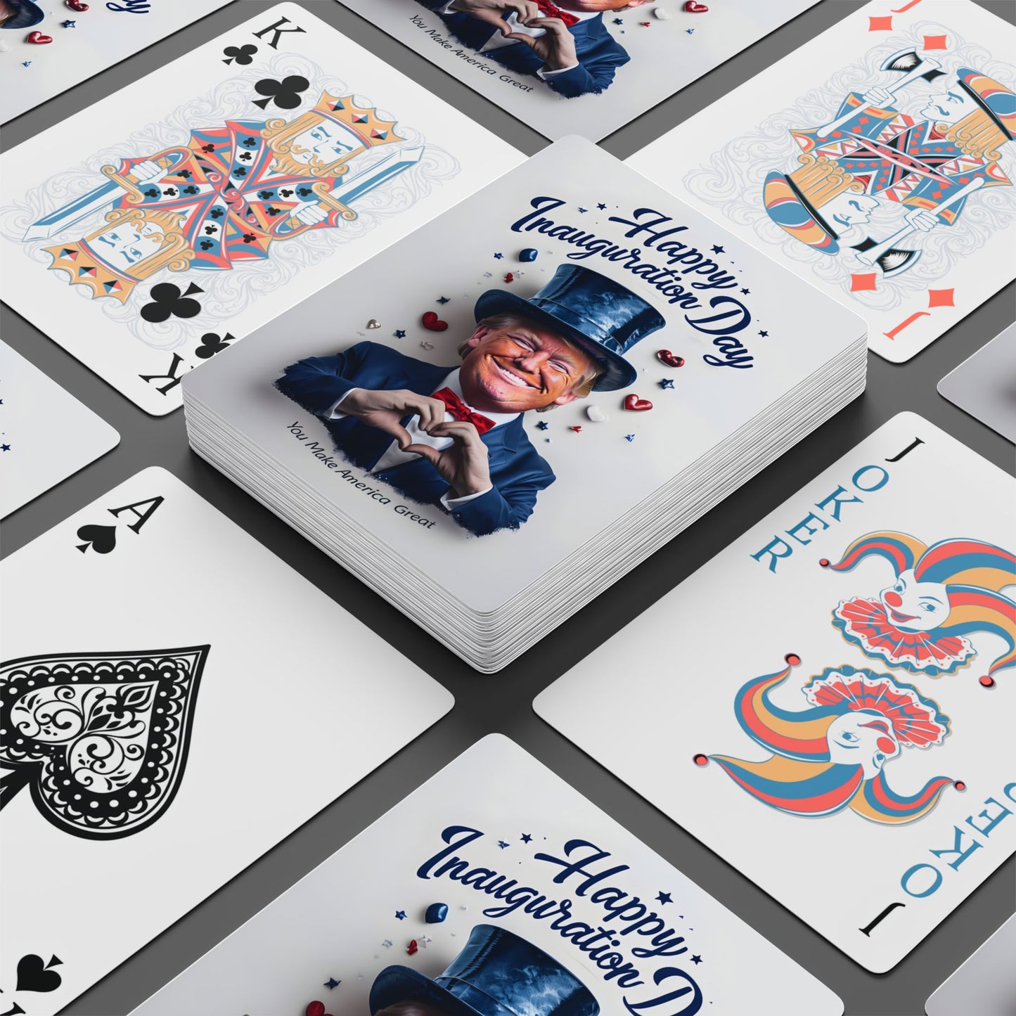 President Trump Inauguration Day Poker Cards