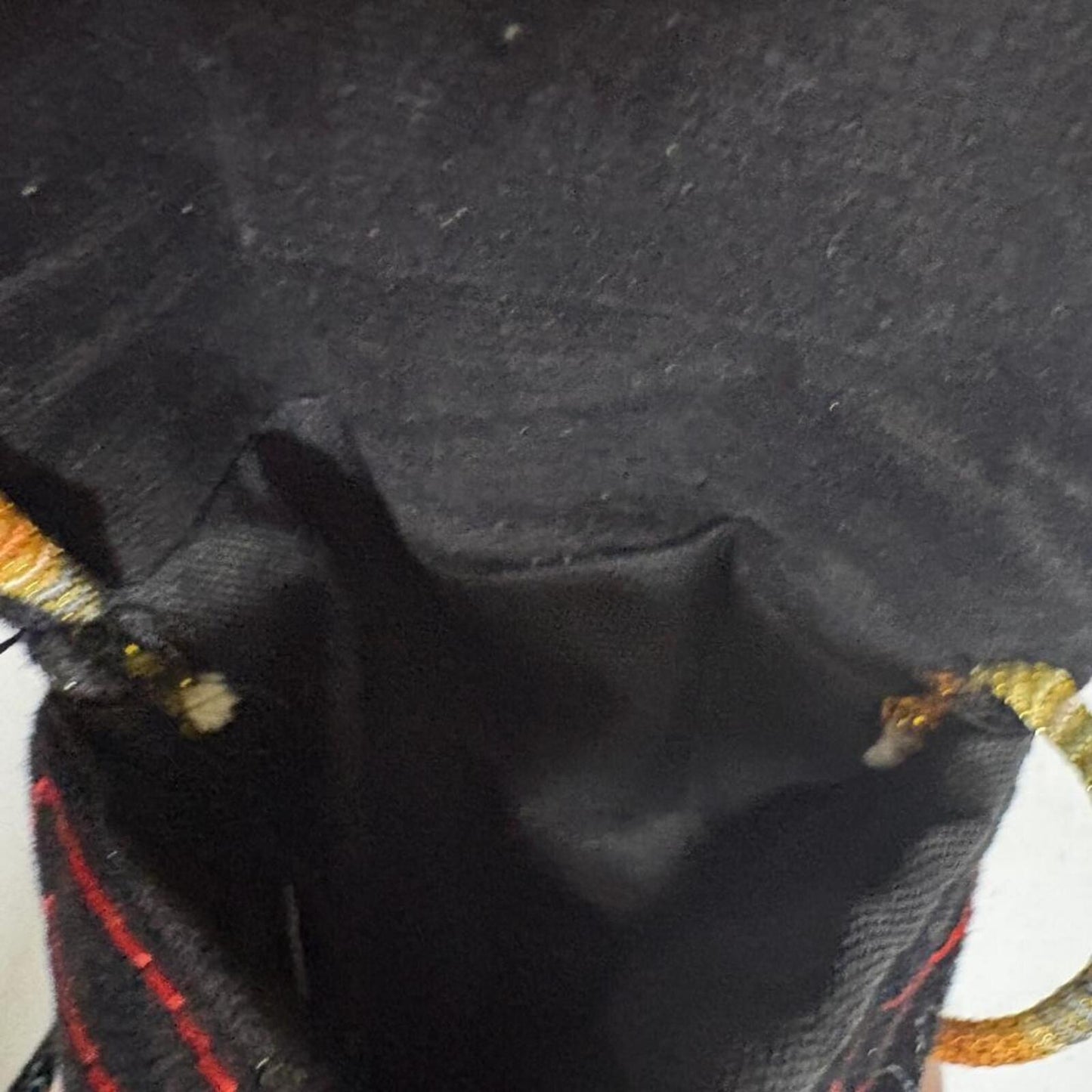 Vintage Embroidered Boho Crossbody Pouch Bag Black Velvet Beaded Sequined Small