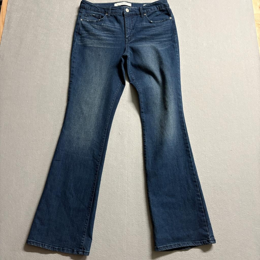 Vintage America Blues Boot-Y Jeans Womens 10/30 Blue Denim Stretch Bootcut