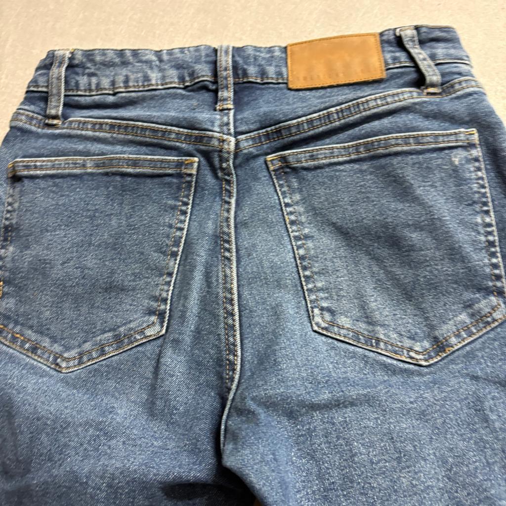 American Tall Chloe High Rise Flare Jeans Womens 27 x 35 Stellar Blue Wash Denim