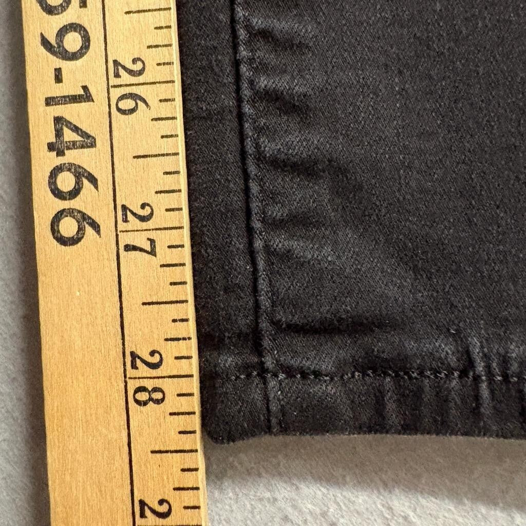 Levi's 721 High Rise Skinny Jeans Womens 31x30 Black Denim Stretch