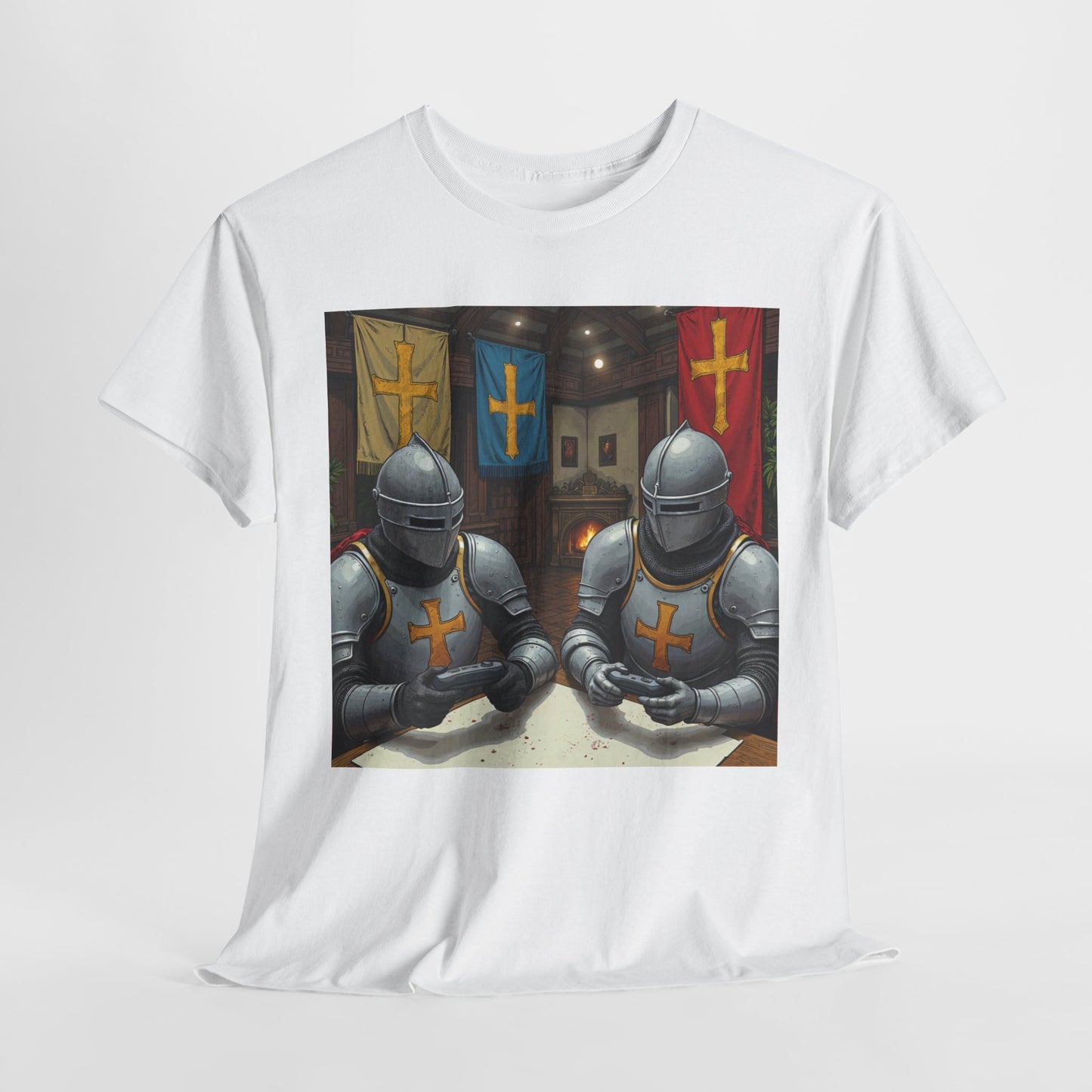 Knights Game Controllers Unisex Heavy Cotton Tee