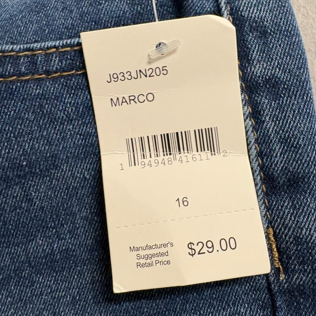 Joe's Jeans The Rad Skinny Fit Girls Size 16 Blue Denim Stretch Jeans NWT