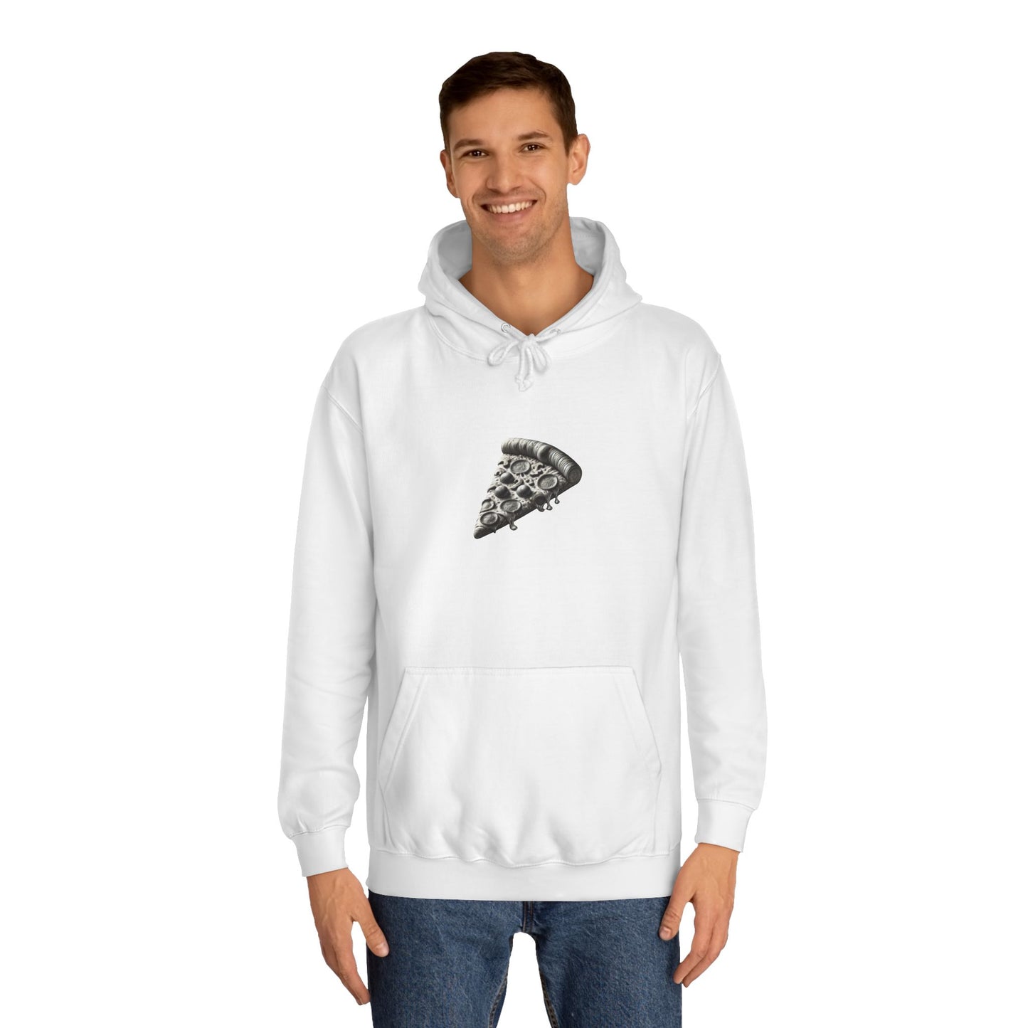 Pizza Slice Unisex College Hoodie