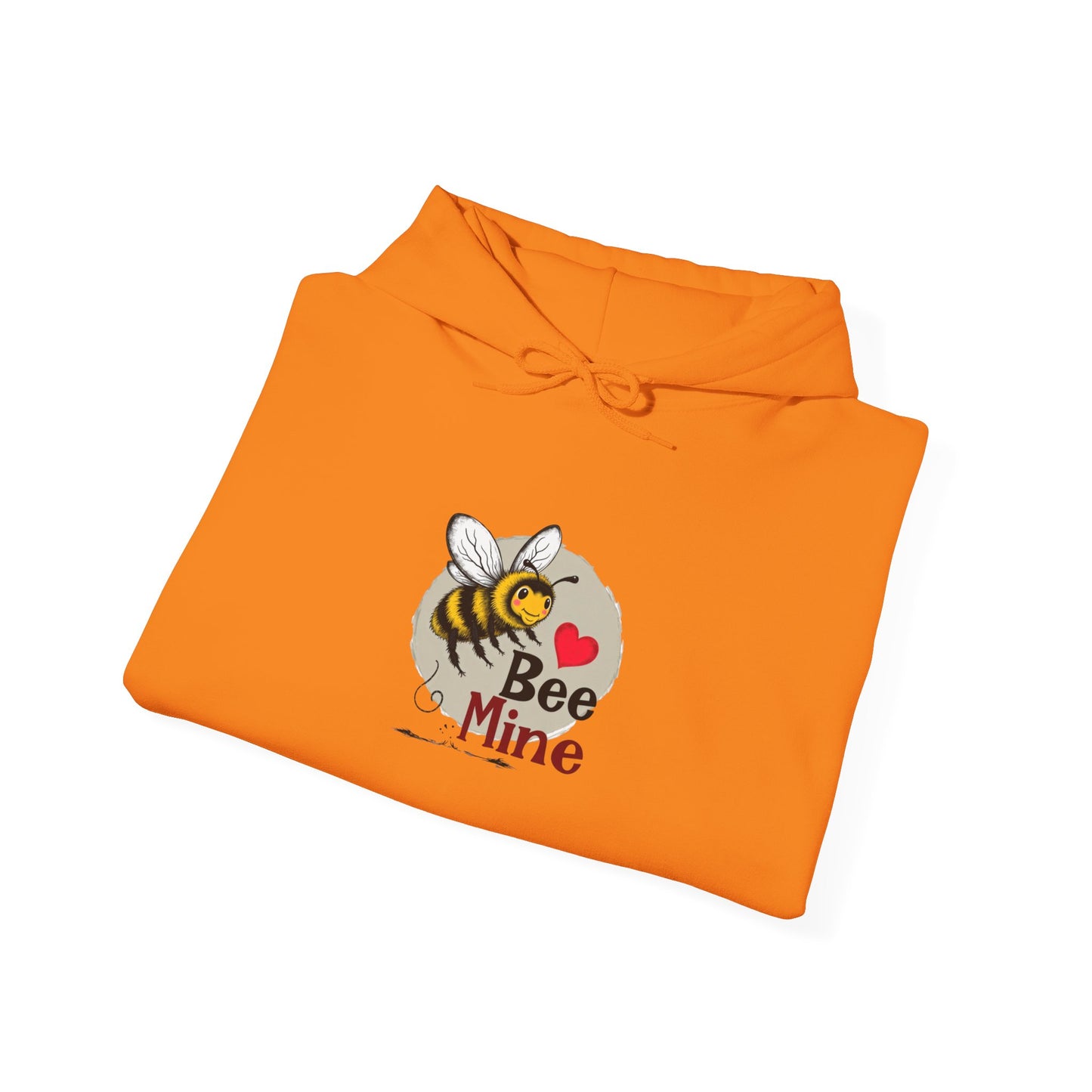 Bee Mine Valentine Day Unisex Heavy Blend™ Hooded Sweatshirt