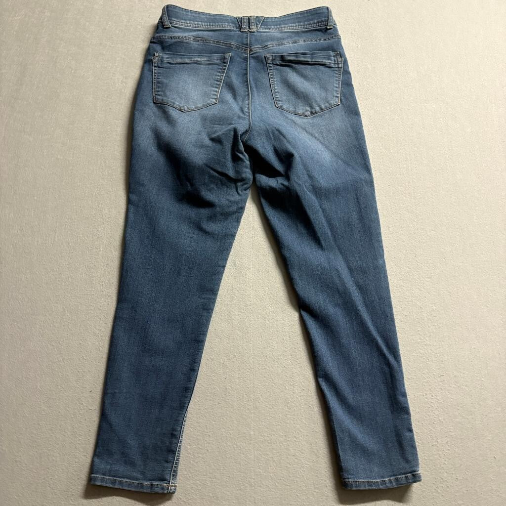 Democracy Ab Technology Skinny Jeans Womens Size 8 Blue Denim Stretch