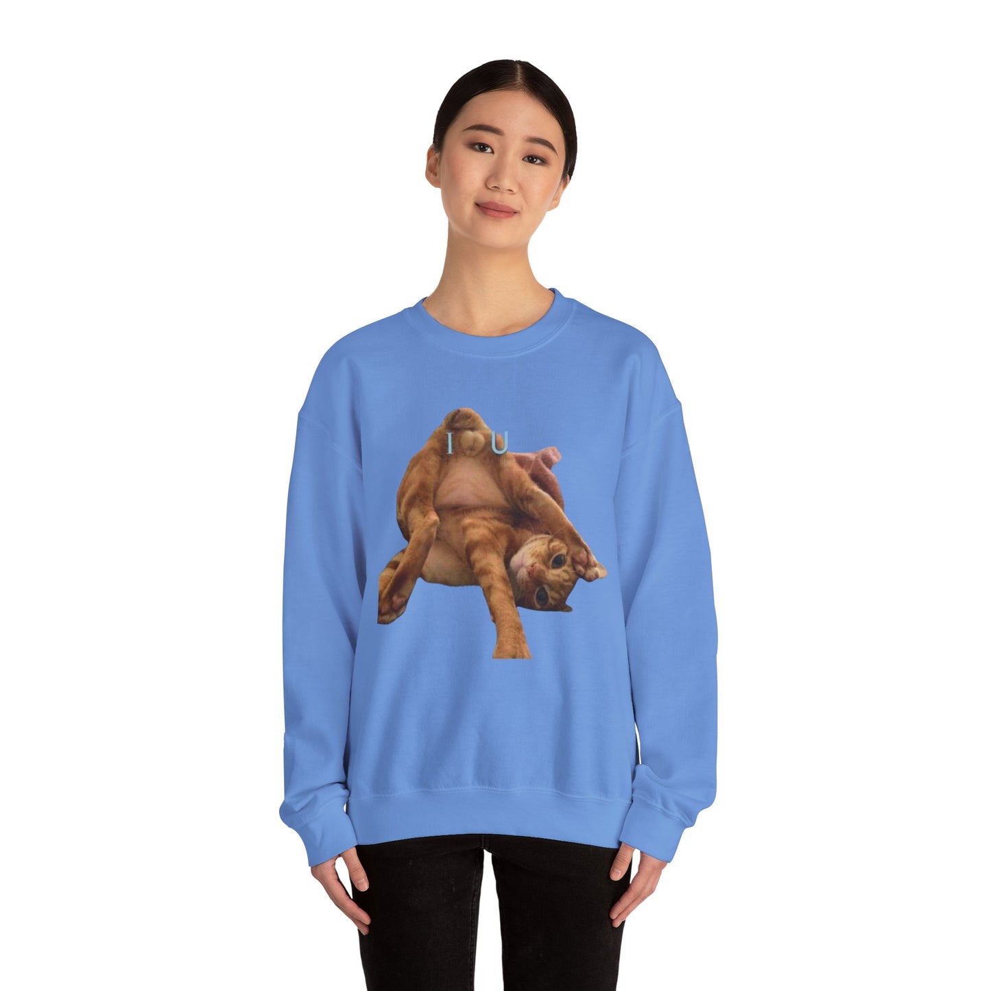 Cat Love Unisex Sweatshirt Valentine Gift