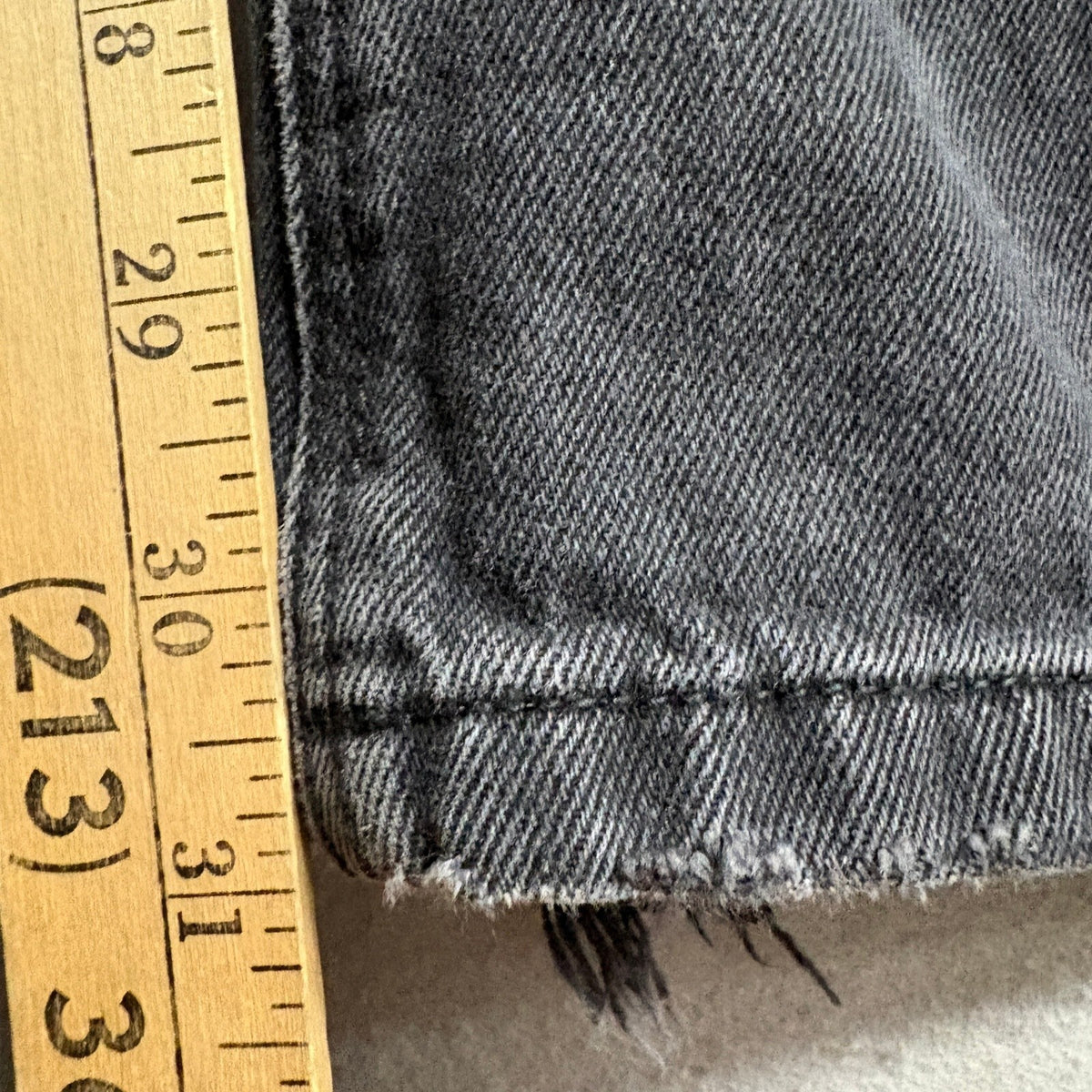 American Eagle Distressed Flare Jeans Womens 12 Long Black Comfort Stretch