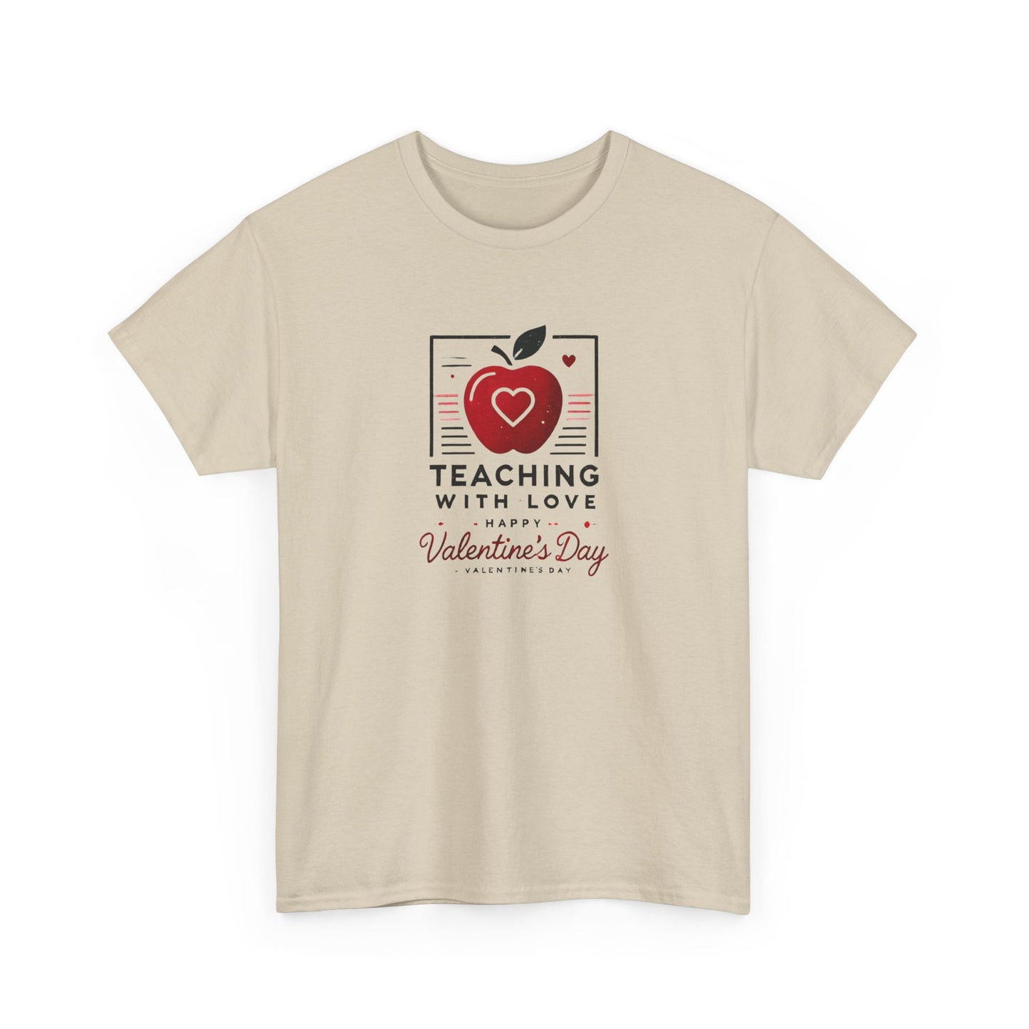 T-Shirt Teacher with Love Valentines Day Gift For Her