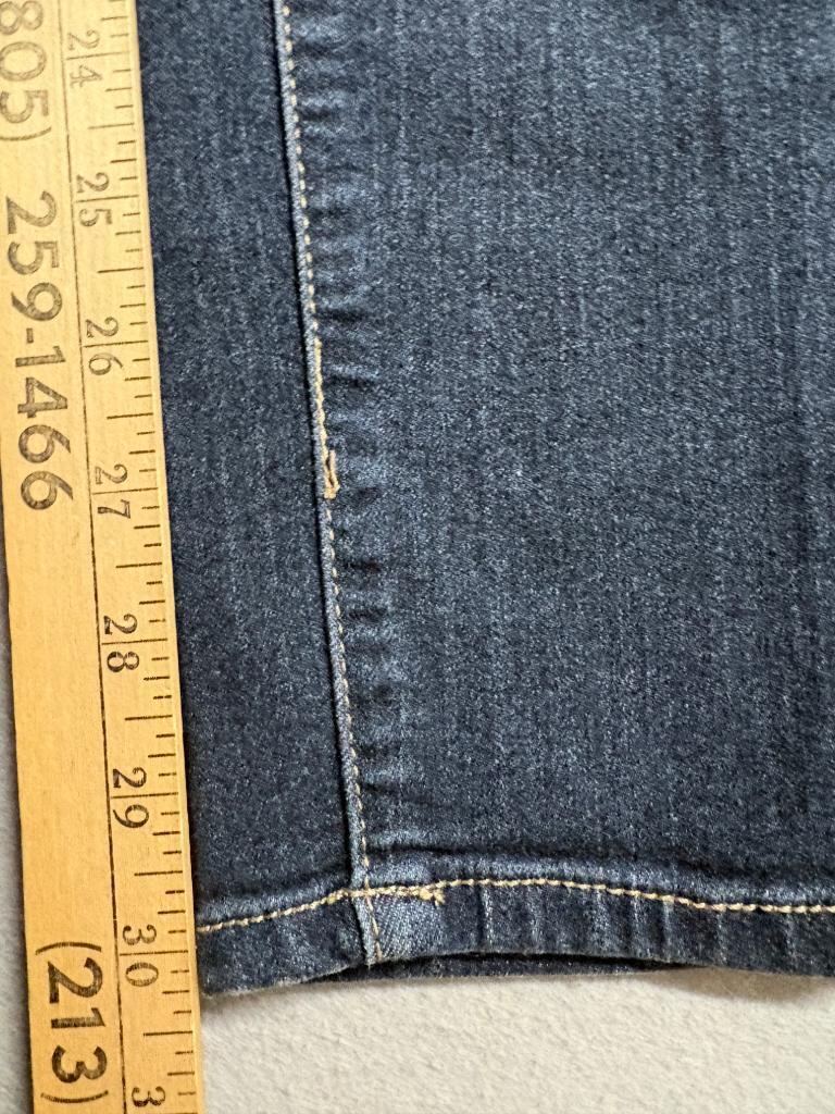 Wit & Wisdom Skinny Jeans Womens Size 0 Dark Wash Stretch Blue Denim