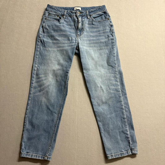 Candace Cameron Bure Jeans Womens Size 8 Blue Denim Straight Leg Stretch