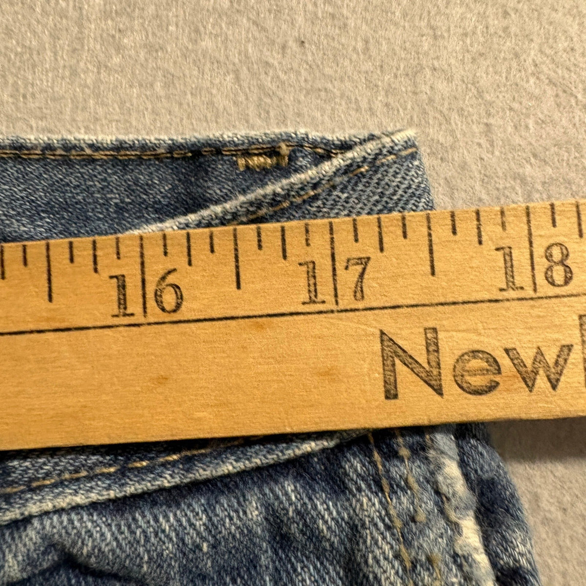 Genuine Dickies Mens Carpenter Jeans 34x32 Blue Denim Relaxed Fit Workwear