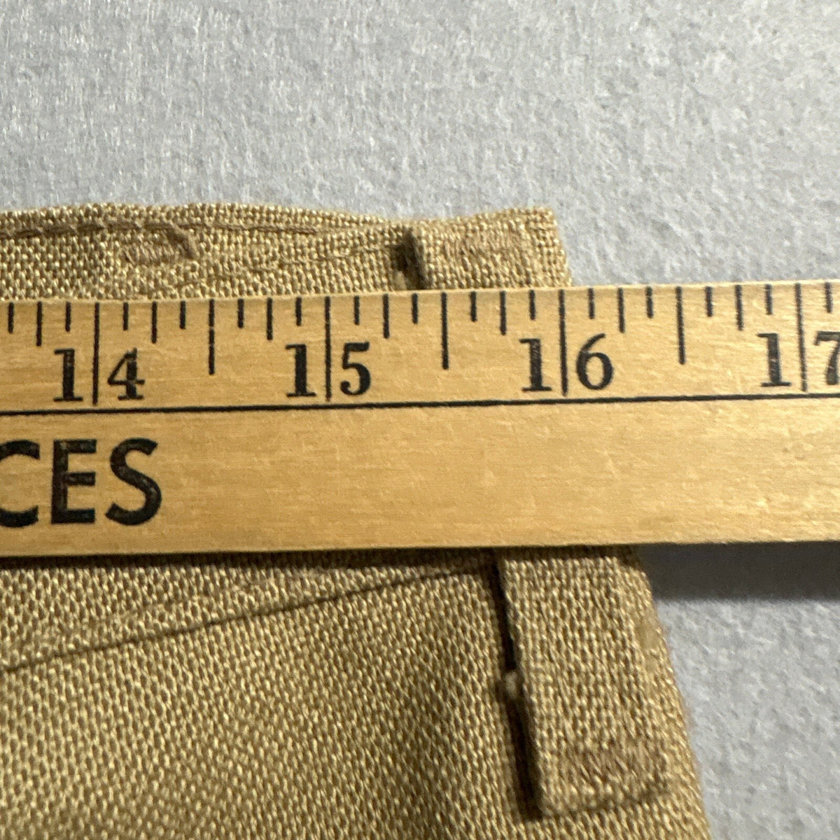 Vintage Levis Sta Prest Pants Mens 33x31 Brown Tan Flared Leg Made in USA 70s