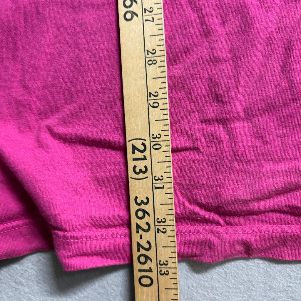 Vintage Key Elements Blank T-Shirt Mens Large Magenta Pink Single Stitch Cotton