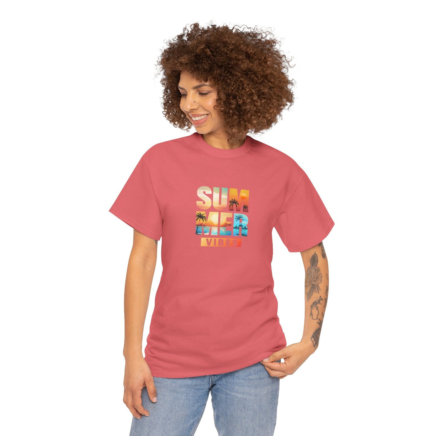 Summer Vibes Unisex Tee T-Shirt Fun Graphic