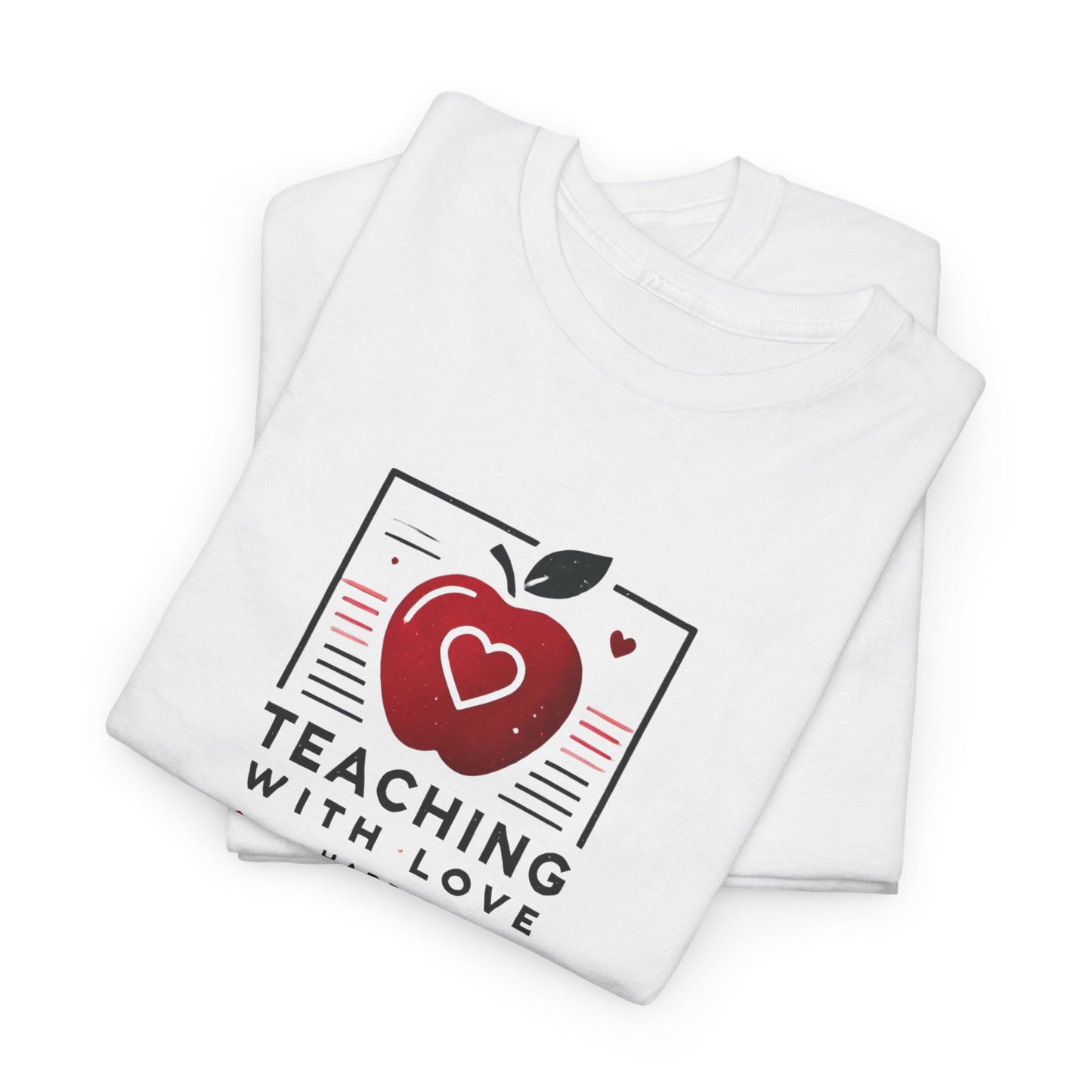 T-Shirt Teacher with Love Valentines Day Gift For Her