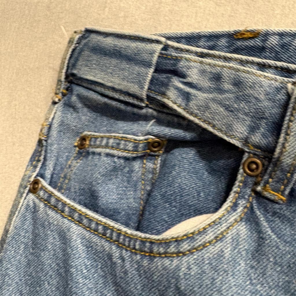Scandia Woods Adjust-A-Band Jeans Mens 38M Blue Denim Expandable Waist Cotton