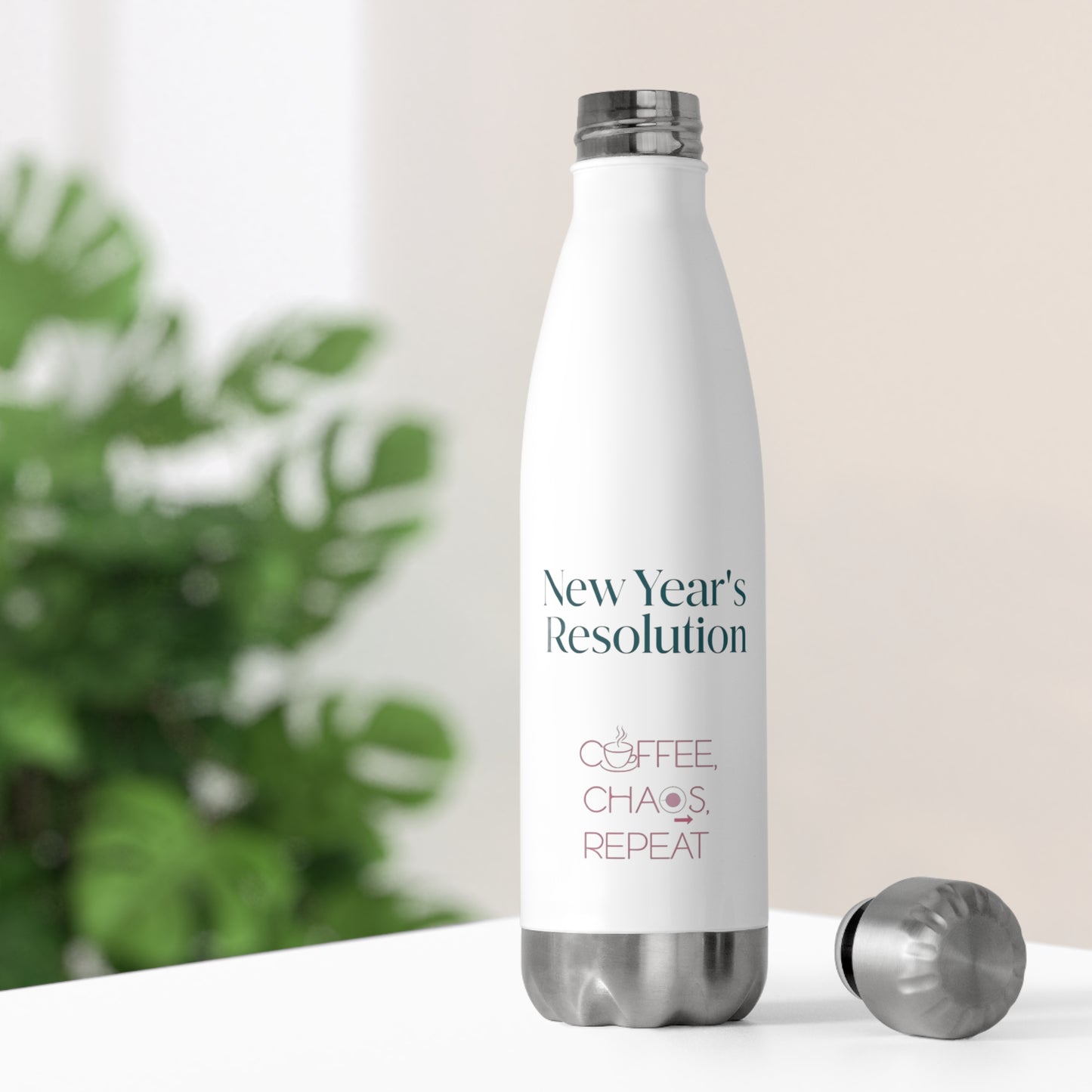 New Years Resolution Coffee 20oz Insulated Bottle