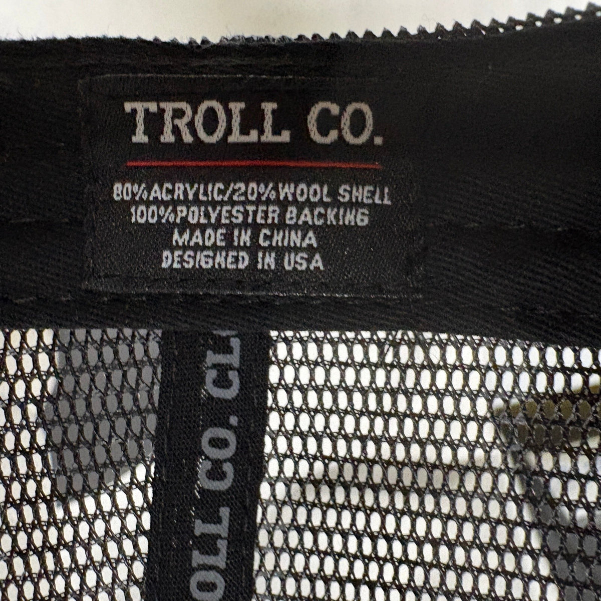 Troll Co Clothing Dirty Hands Clean Money Trucker Hat Mesh Snapback Black Cap OS - Photo 6