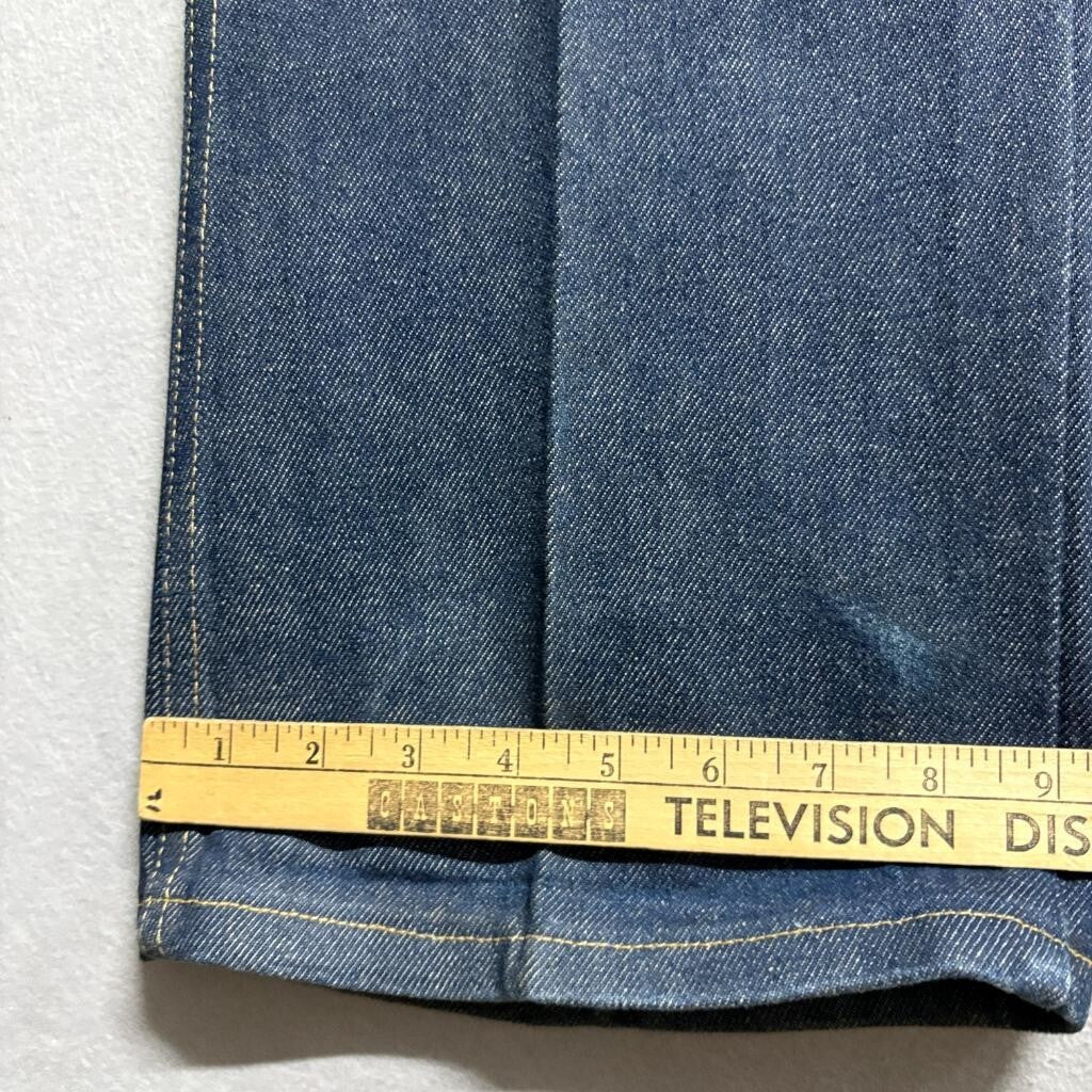Vintage Rustler Jeans Mens 36x32 Blue Denim Straight Leg Workwear Made in CR