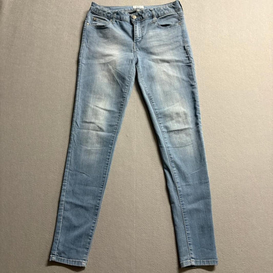 Celebrity Pink Dawson Super Skinny Jeans Womens Size 7 Blue Denim Low Rise