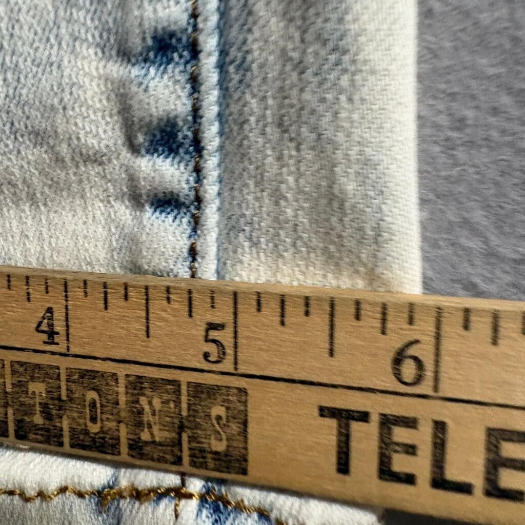 Machine Nouvelle Mode Mens Distressed Acid Wash Skinny Jeans Size 30x28