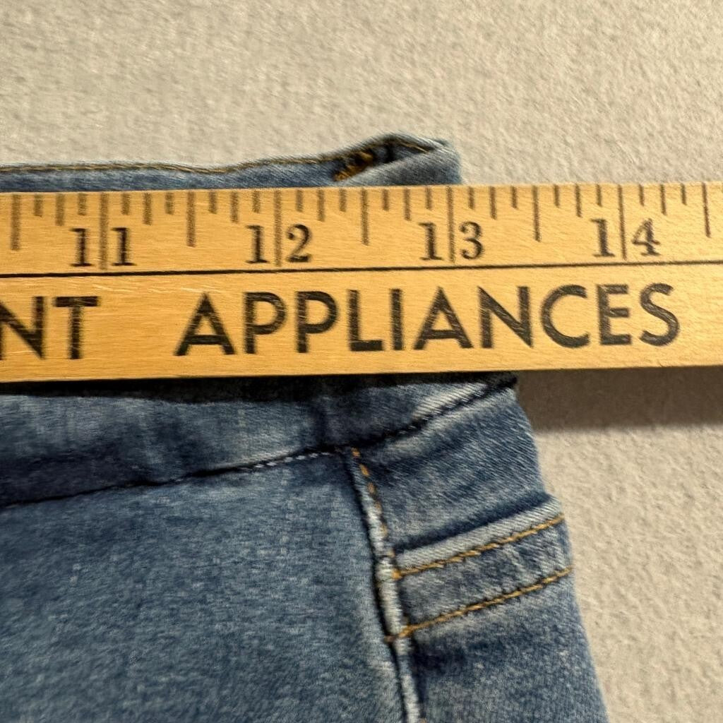 Good American Good Legs Distressed Skinny Jeans Womens Size 4/27 Blue Stretch